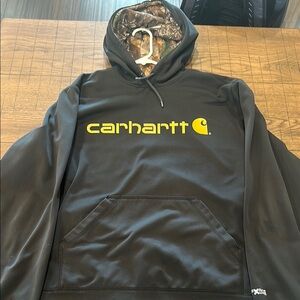 Carhartt Force Hoodie with Camo Lining